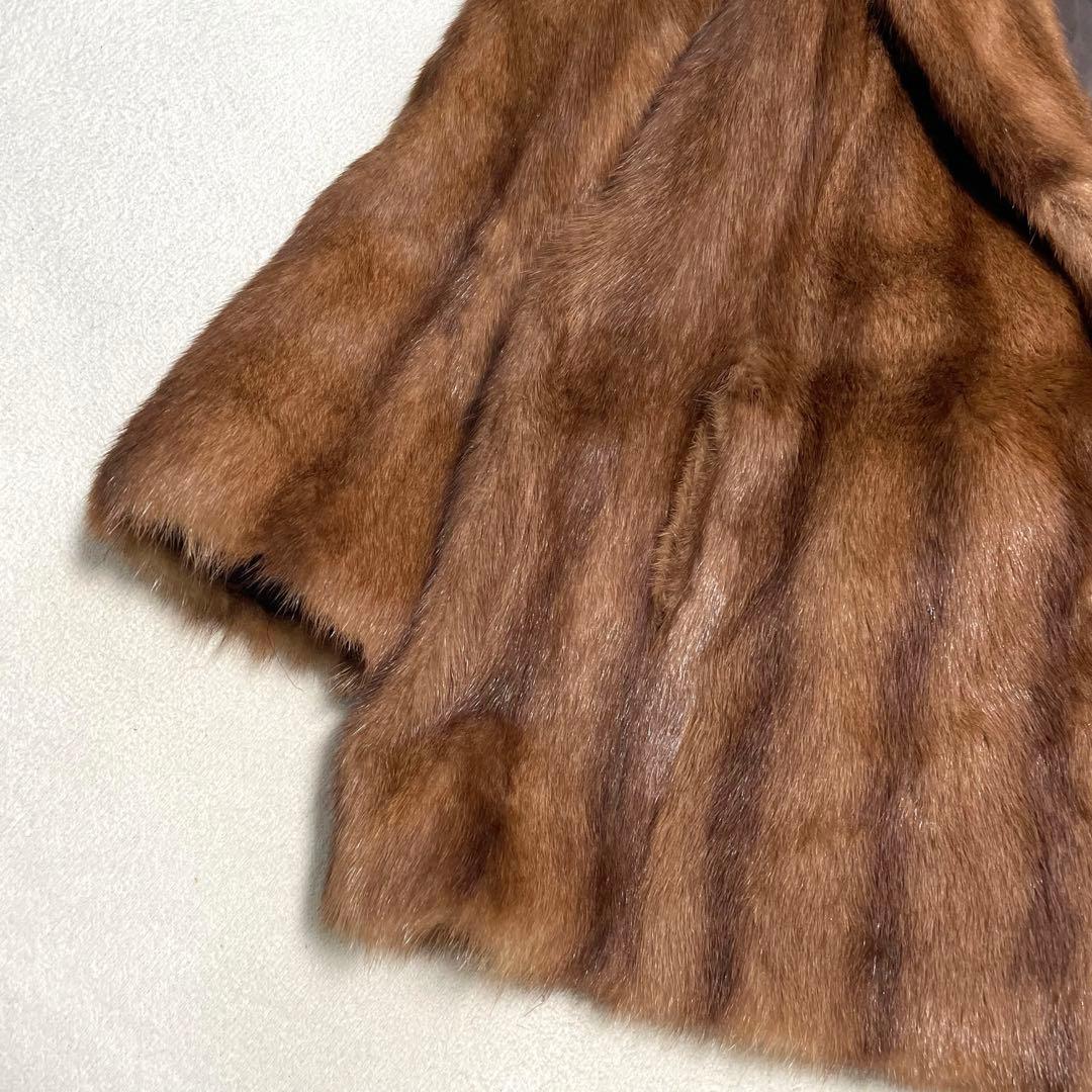 デミバフミンク ミンクファーコート 11 女優襟 ビッグカラー ROTINY