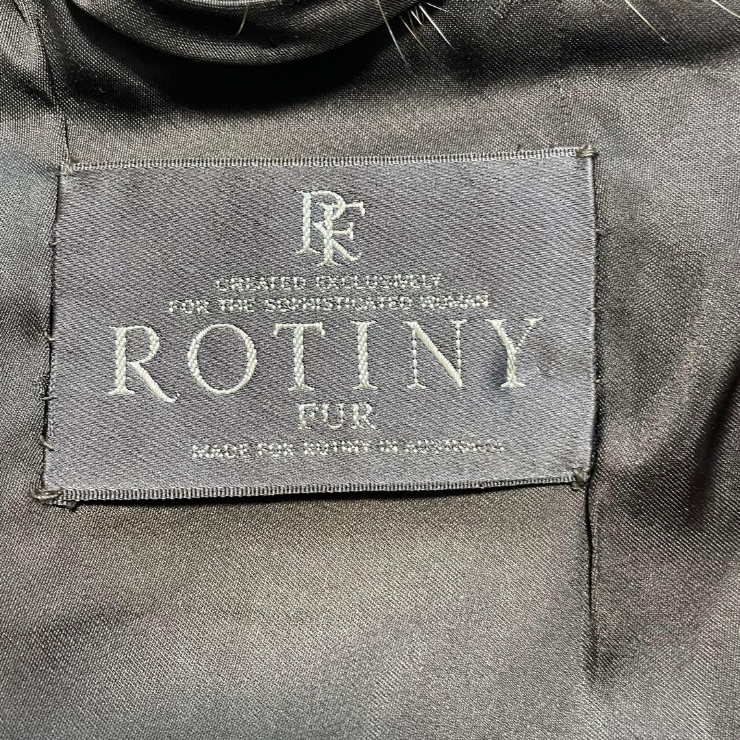 デミバフミンク ミンクファーコート 11 女優襟 ビッグカラー ROTINY