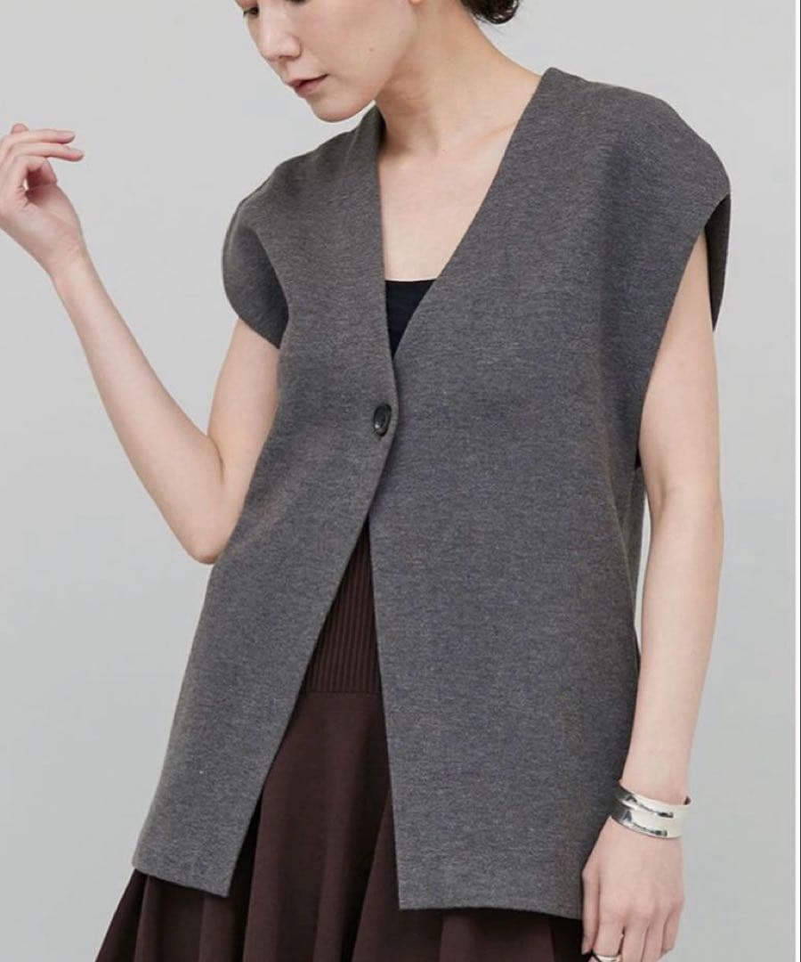Curensology マスキュリンニットベスト