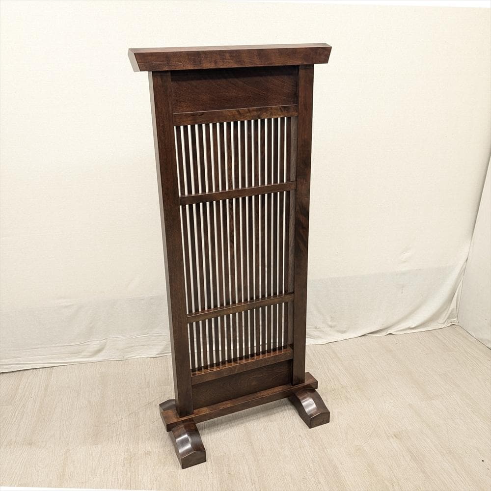 九州民芸家具　樺 カバ材　衝立　パーティション　間仕切り　つい立　目隠し　和家具