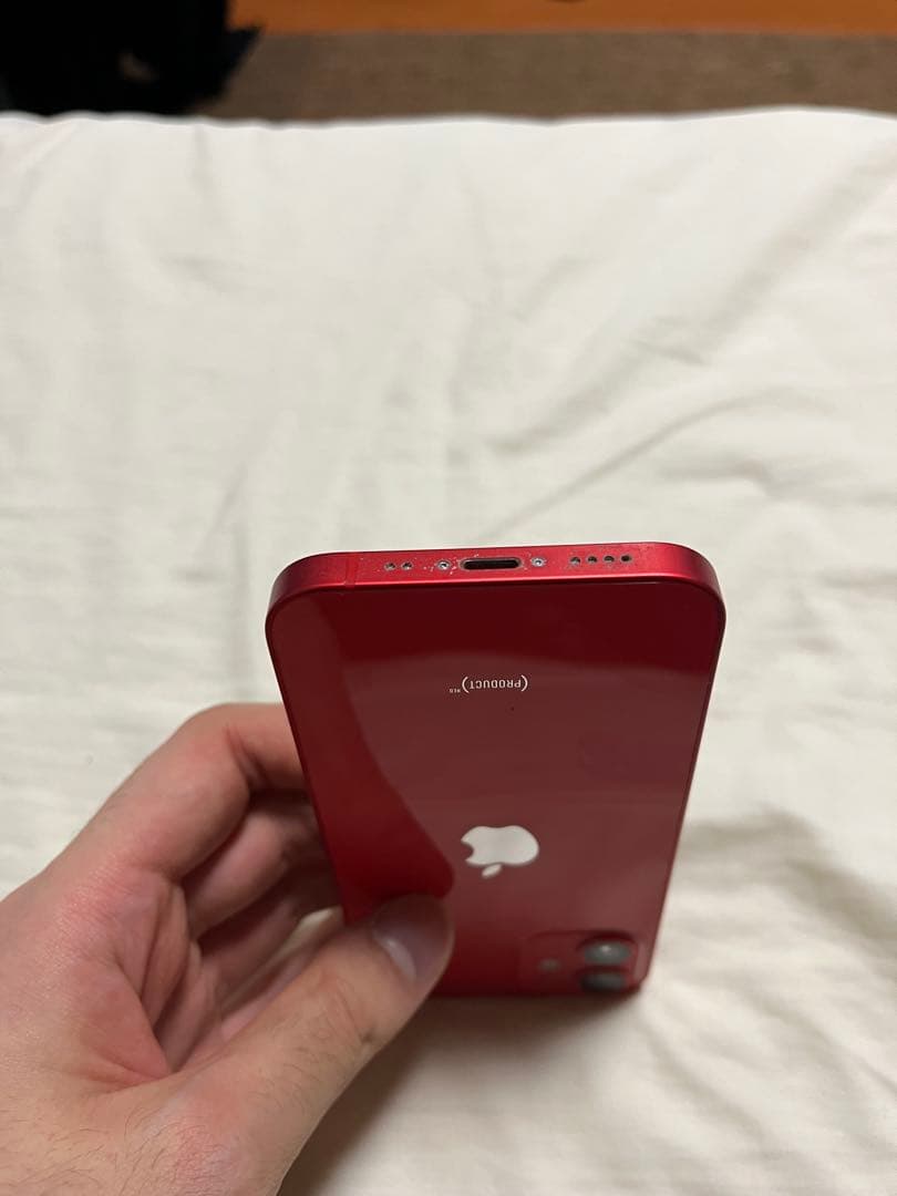 iPhone12mini PRODUCT(RED) 128GB 非純正バッテリー