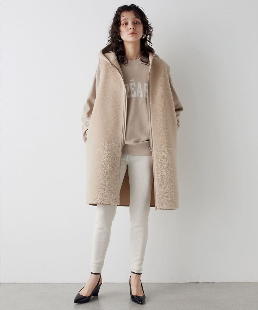 【新品タグ付き】25AW 完売品　THE PAUSE ファー　ベスト　ジレ