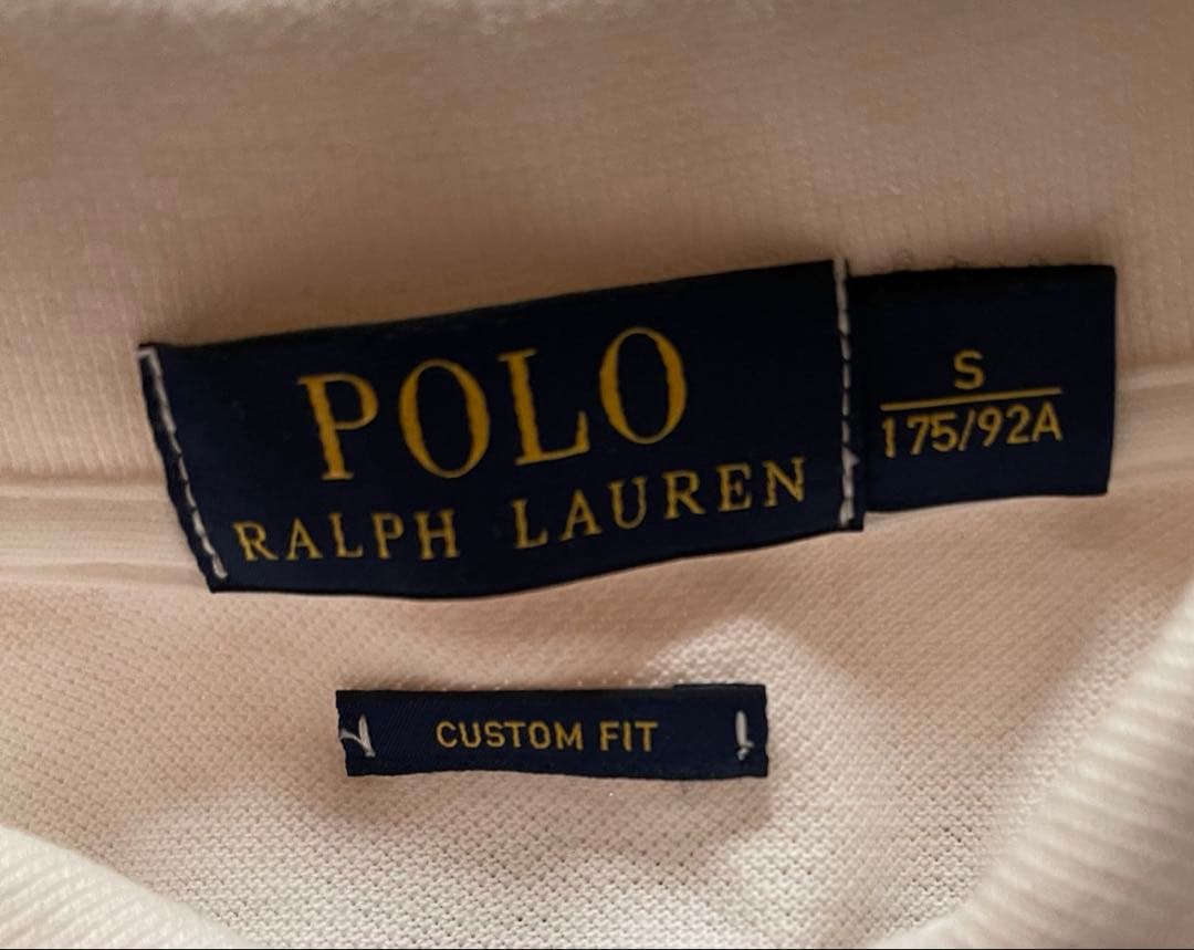 【良品】ポロバイラルフローレン 半袖ポロシャツ ビッグポニー アメリカ国旗 刺繍