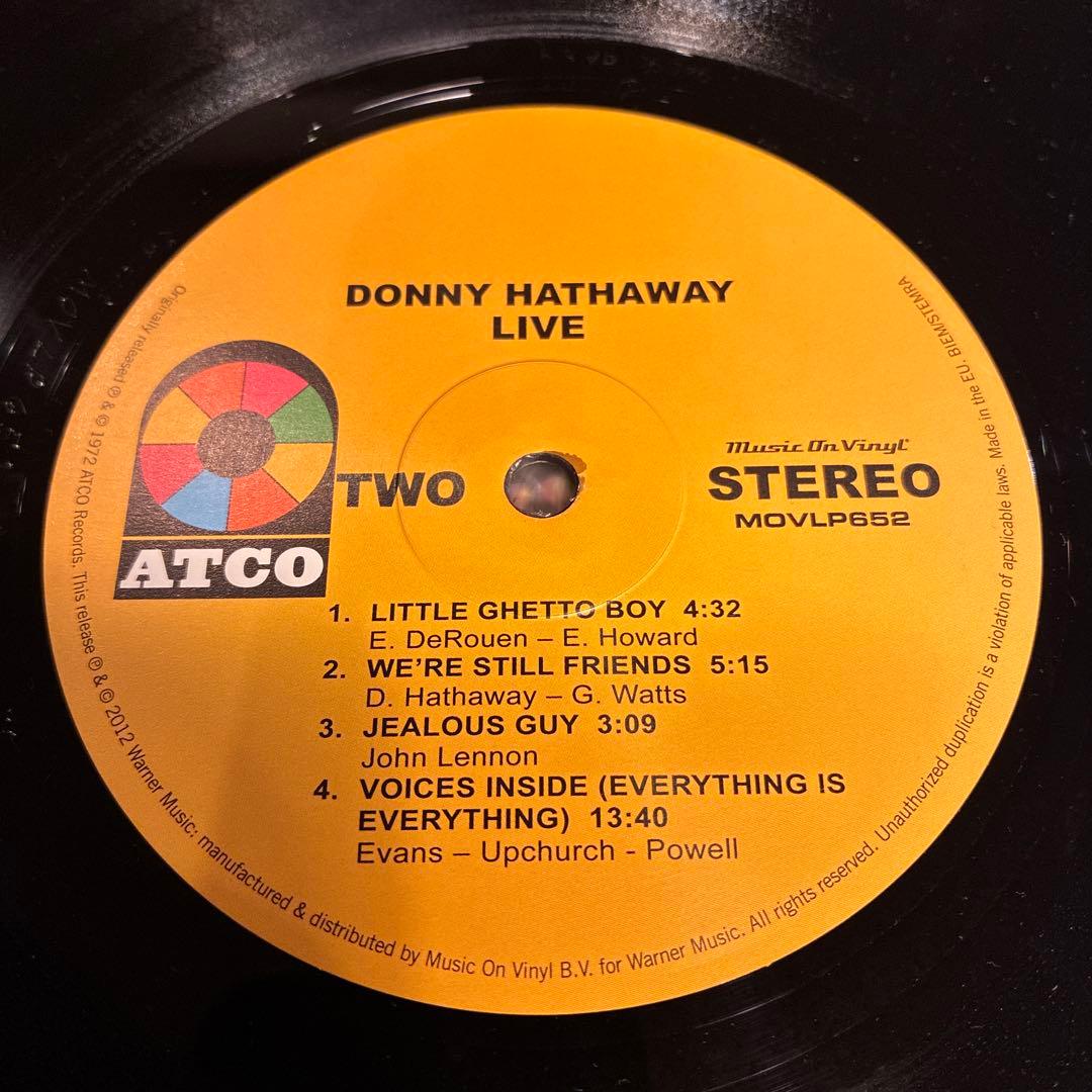 【重量盤】Donny Hathaway / Live