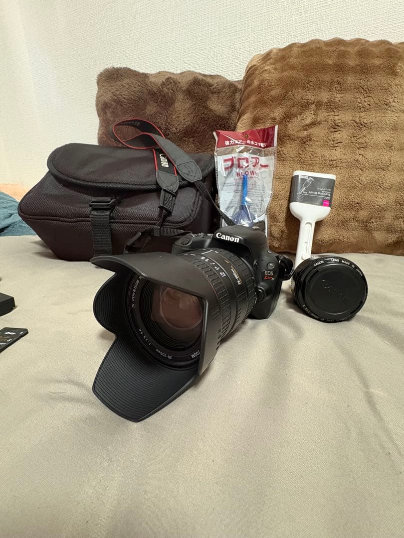 Canon eos kiss9/レンズ28-200/50mmf1.8/その他