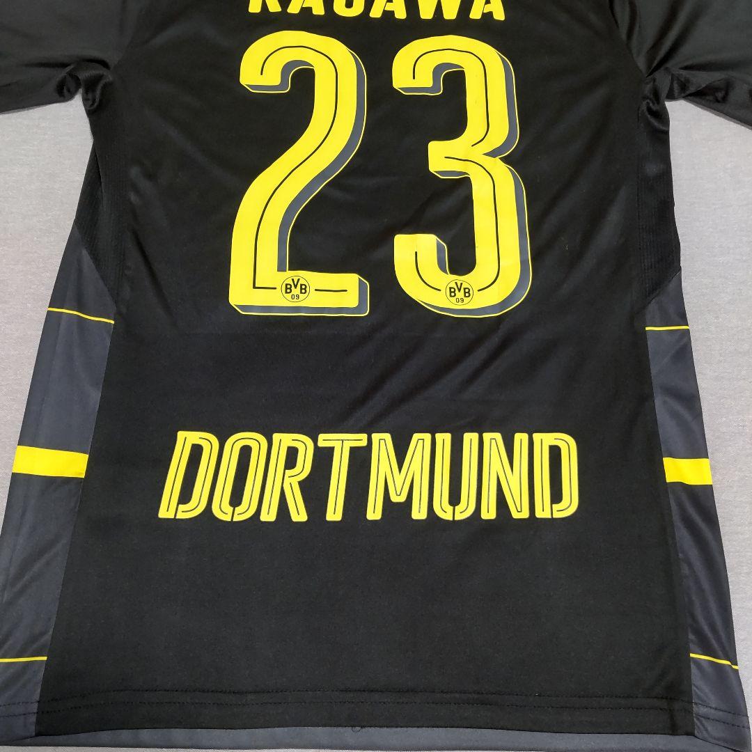 希少 プーマ ドルトムント 香川真司 ユニフォーム アウェイ 黒 M