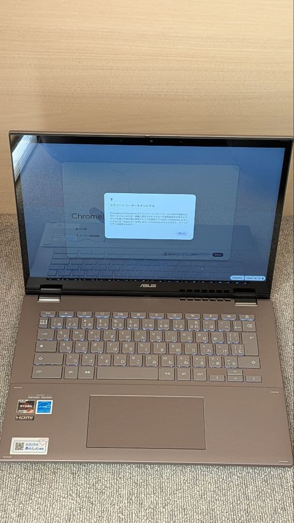 ASUS Chromebook plus CM34 Flip 14型