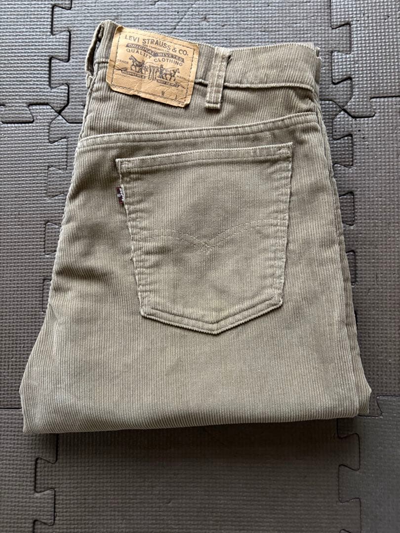 希少　80s levi's 521 コーデュロイ　USA製 W36