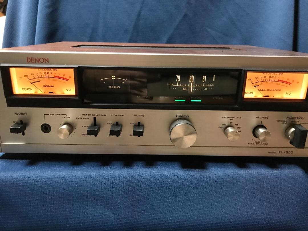 DENON TU-500 チューナー　大型メーター受信OK 絶好調