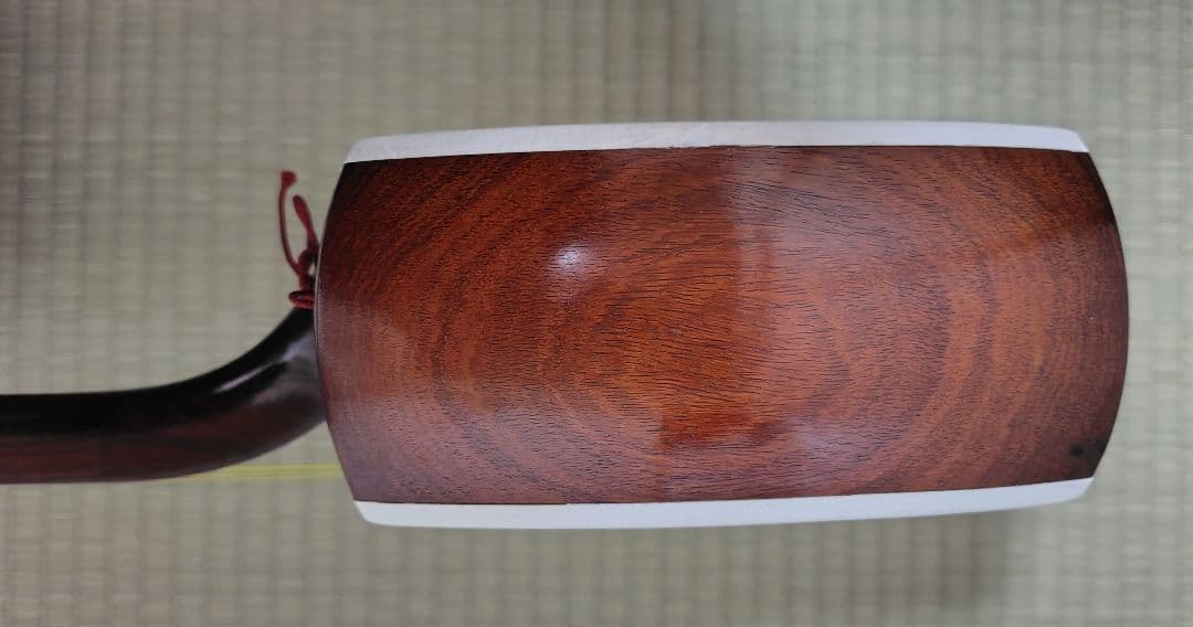 長唄用細棹三味線本体 花柄カバー 専用ケース付き