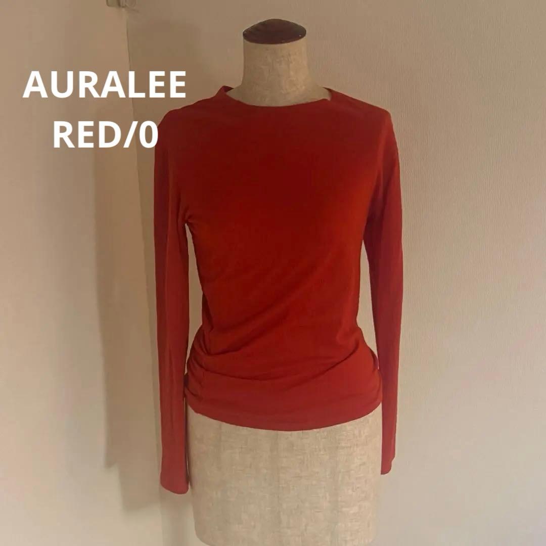 AURALEE トップス　RED