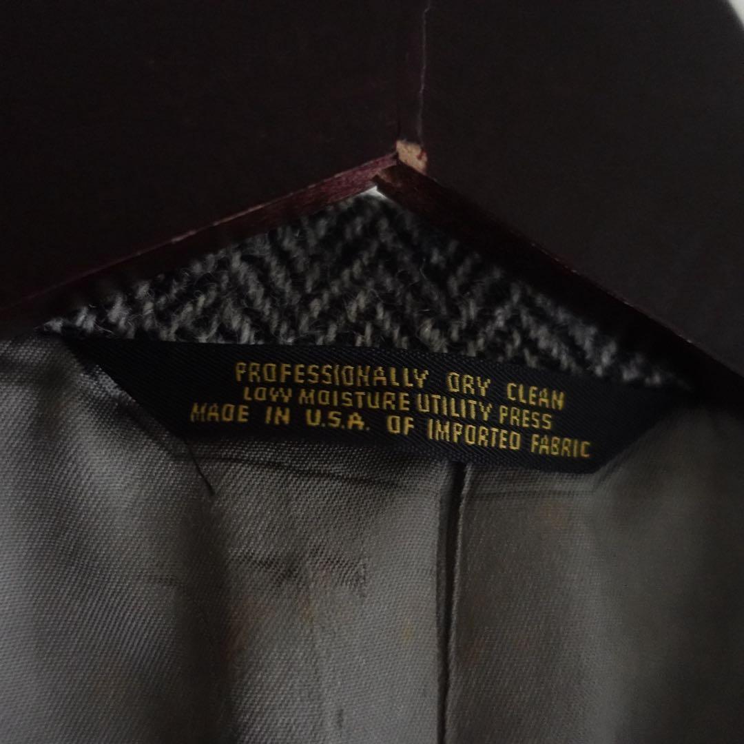 1980s Harris Tweed ウールツイードヘリンボーン　ジャケット