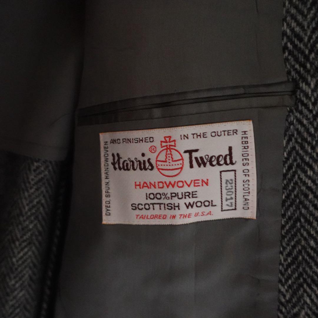 1980s Harris Tweed ウールツイードヘリンボーン　ジャケット