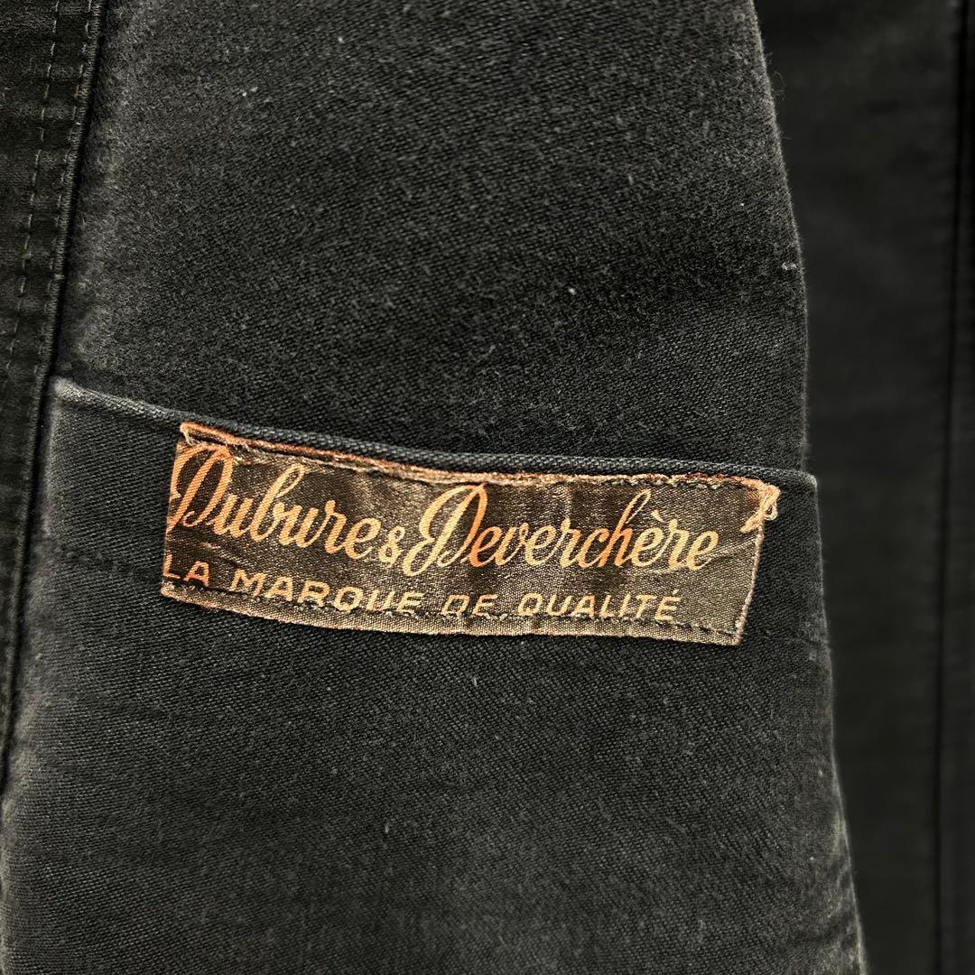 Dubure & Deverchere ブラックモールスキンジャケット