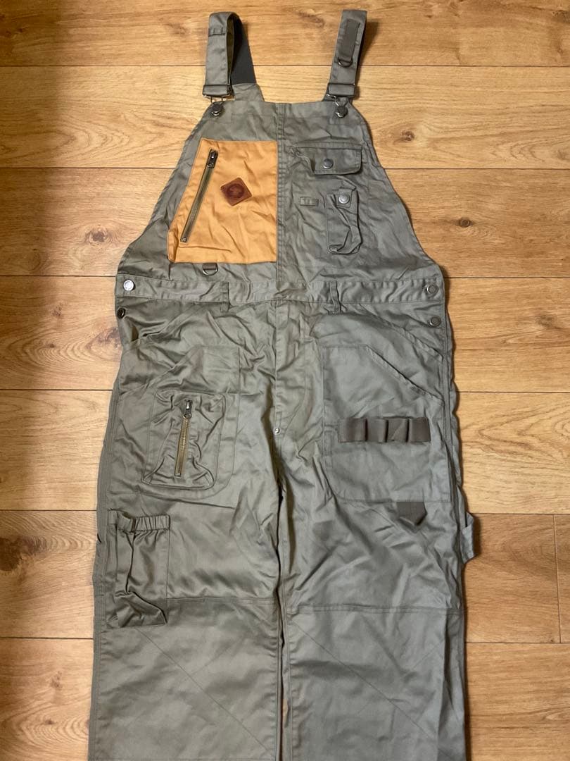 grn outdoor オーバーオール　HIASOBI BIG BEN サイズL