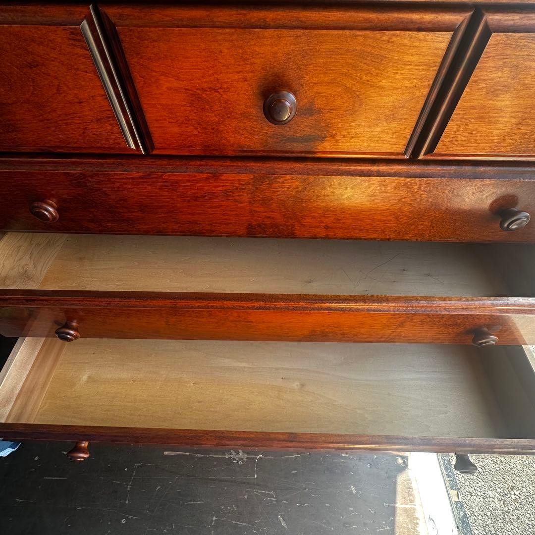 民芸家具 洋服箪笥 整理タンス 8段チェスト アンティーク家具