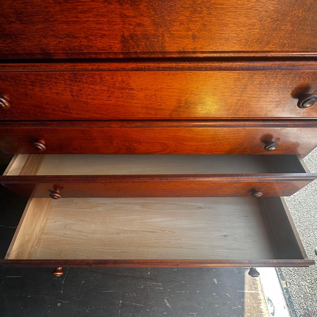 民芸家具 洋服箪笥 整理タンス 8段チェスト アンティーク家具