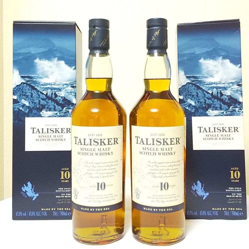 旧ラベル TALISKER タリスカー 10年 箱付 700ml×2本セット