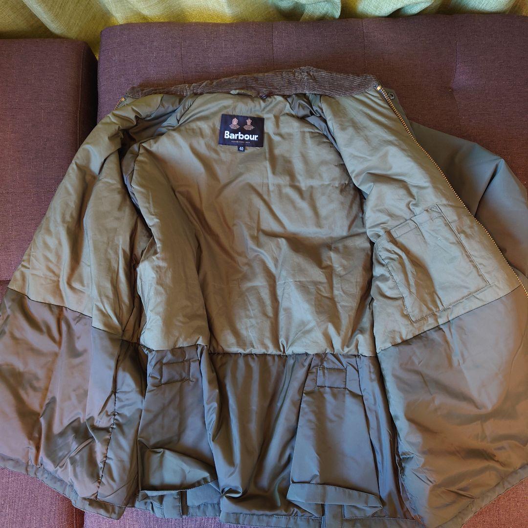 バブアー　ビデイル パデッド OS CASUAL JACKET 中綿 オリーブ