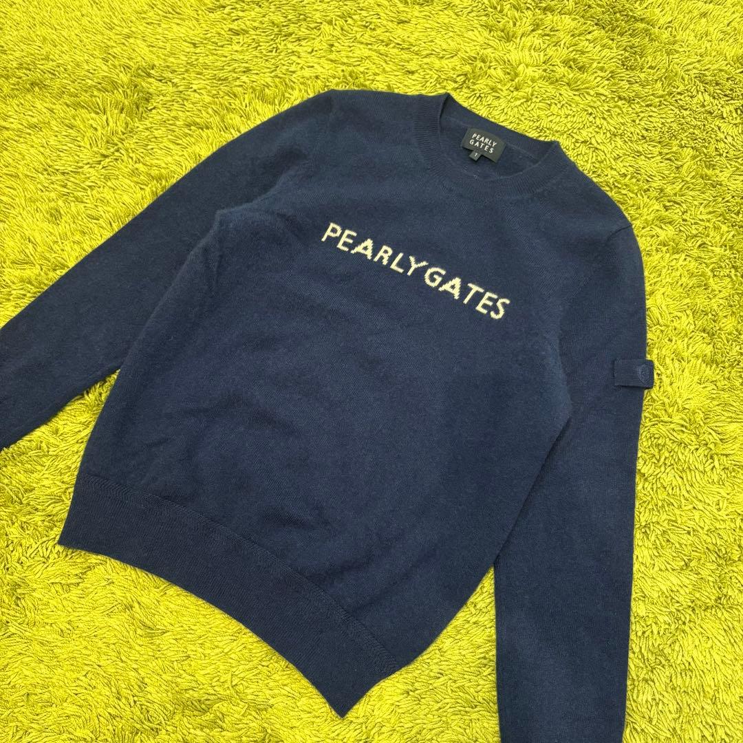 パーリーゲイツ PEARLYGATES カシミヤ100% ニットセーター 1
