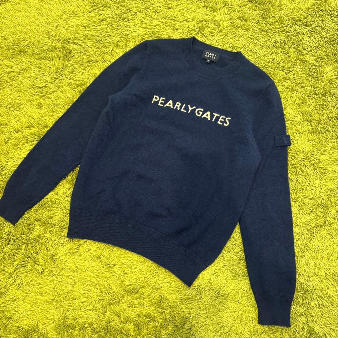 パーリーゲイツ PEARLYGATES カシミヤ100% ニットセーター 1