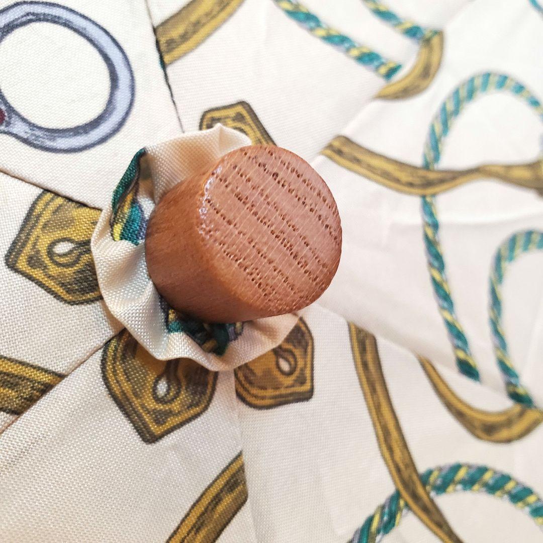 美品 マニプリ manipuri 晴雨兼用 スカーフ柄 　折りたたみ傘