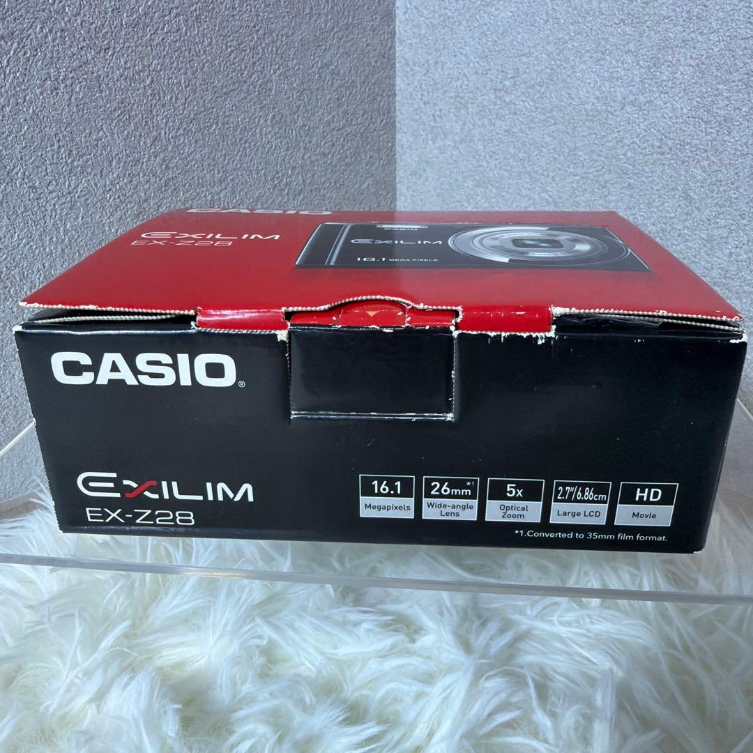 【ほぼ未使用&完品】CASIO EX-Z28 16.1メガピクセル ブラック