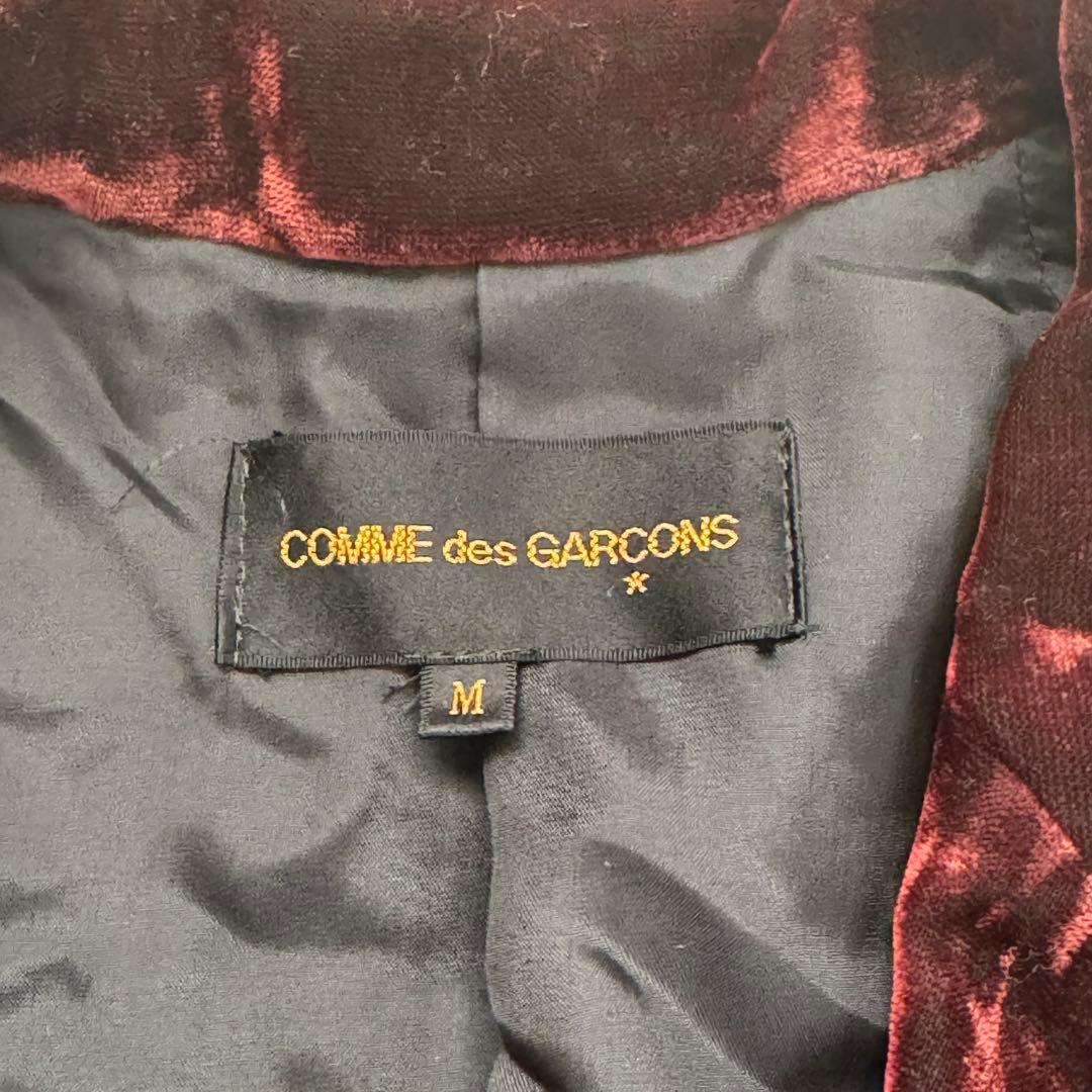 【91AW】COMME des GARCONS ベルベット ジャケット