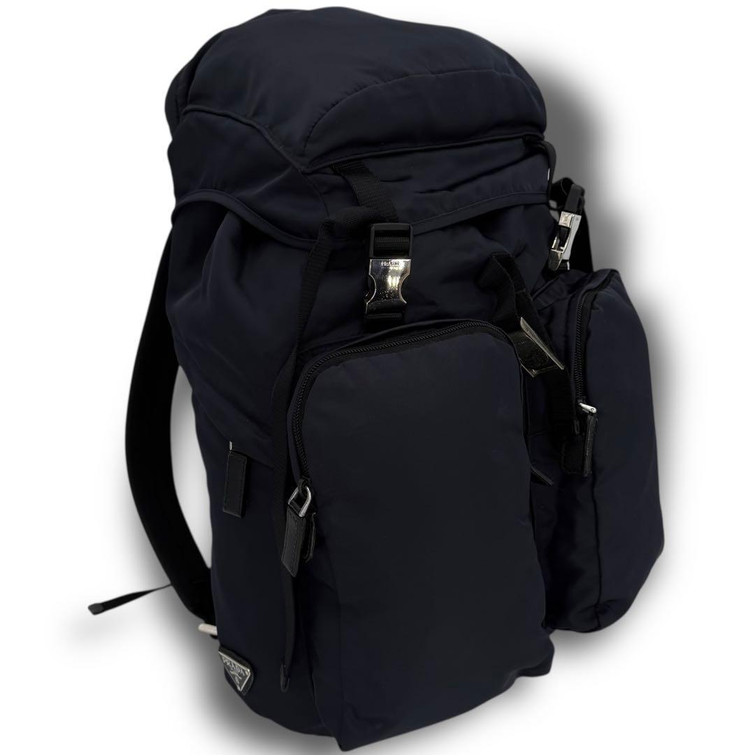 [未使用級] プラダ　リュックサック　バックパック　テスート　ナイロン　メンズ