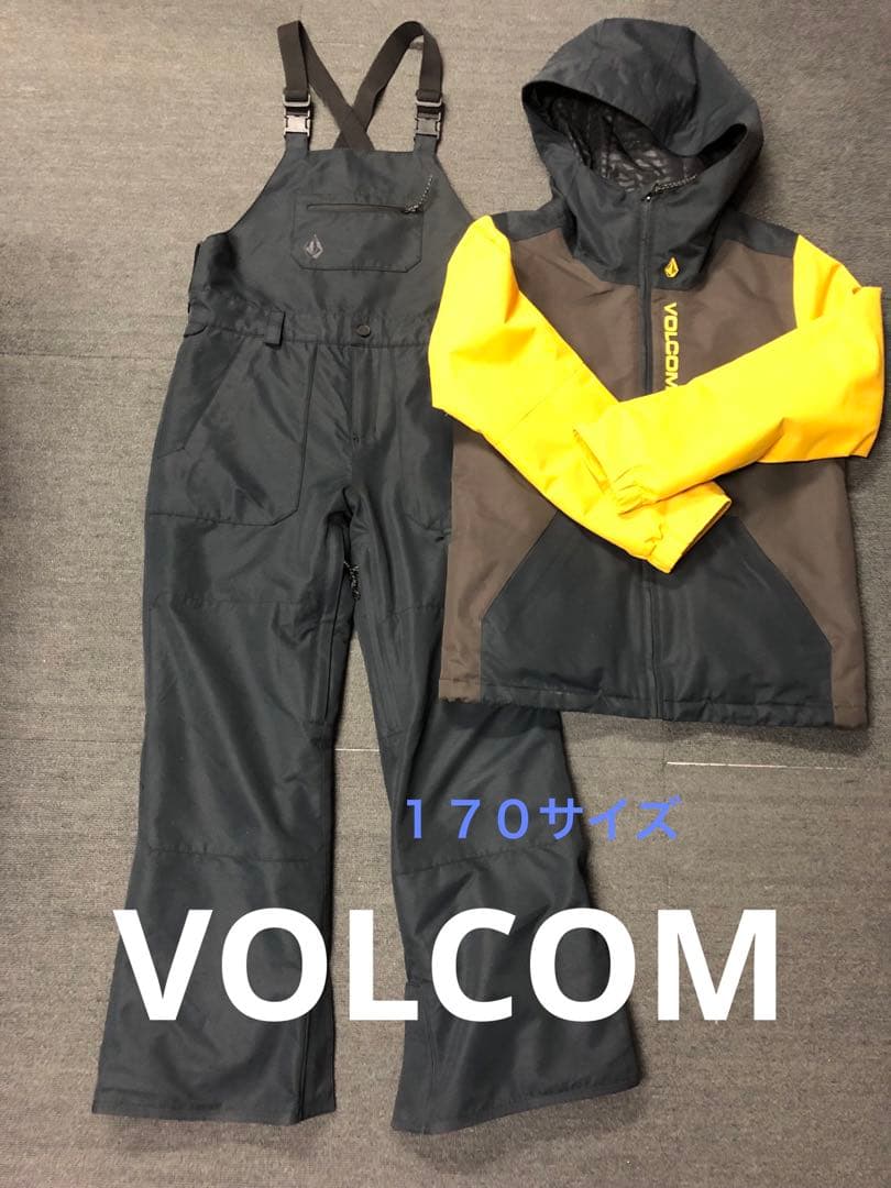 VOLCOM １７０サイズ 子ども用スノーボードウェア セット