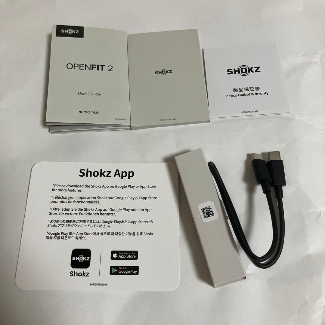 shokz OpenFit 2 ブラック　skz-ep-000045 T920