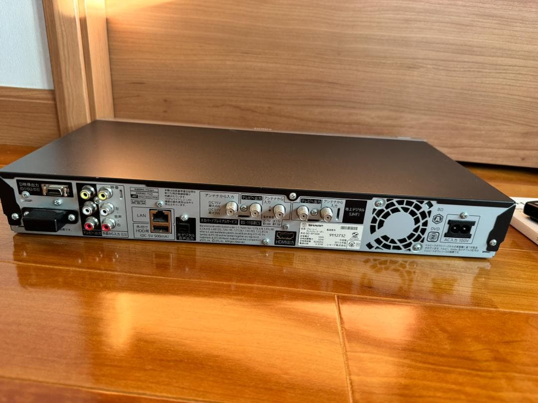 シャープ BD-SP1000 ブルーレイレコーダー
