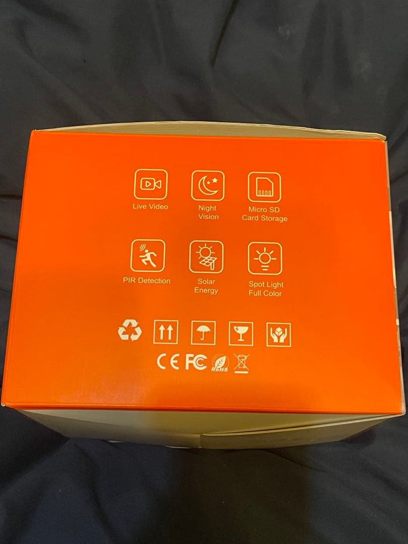 新品・未使用　BEENCAM ワイヤレス監視カメラ ソーラーパネル付き