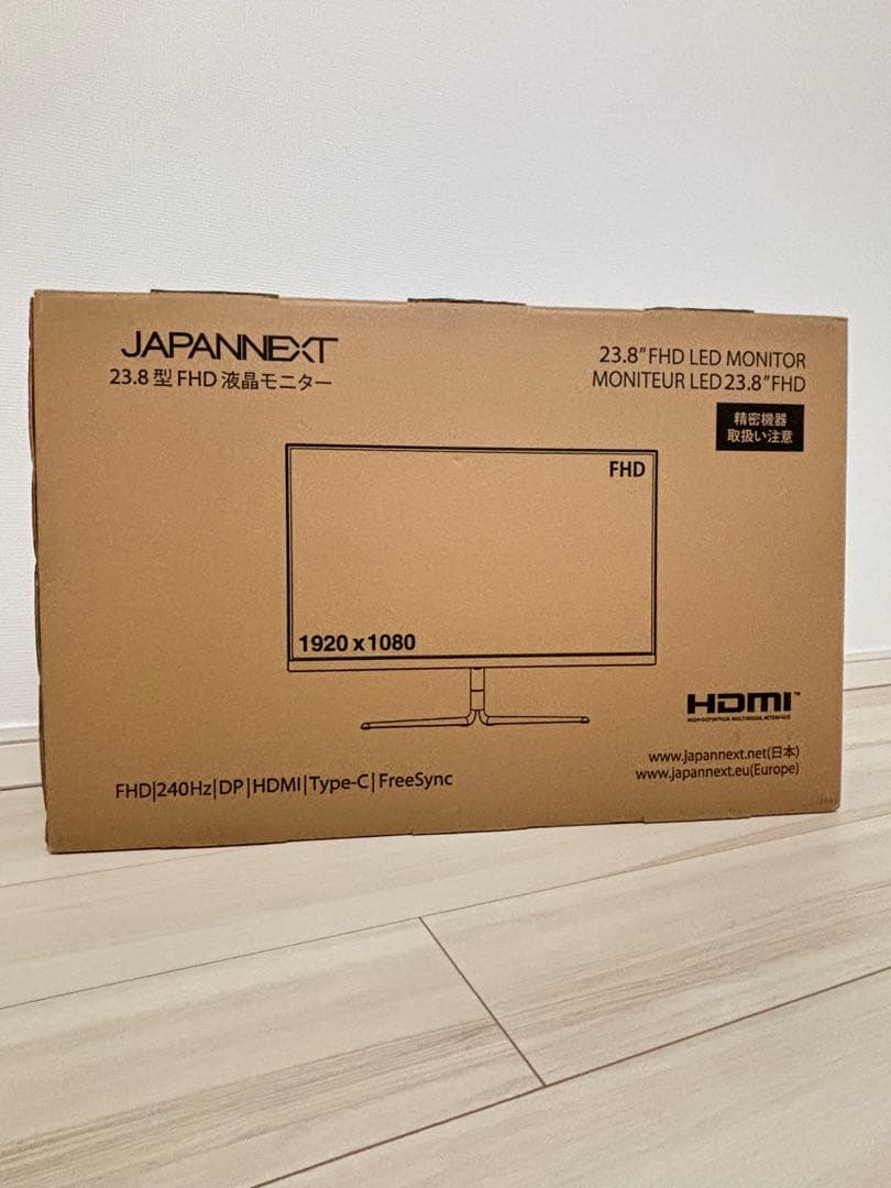 JAPANNEXT 23.8 モニターJN-238GT240FHDR-CW