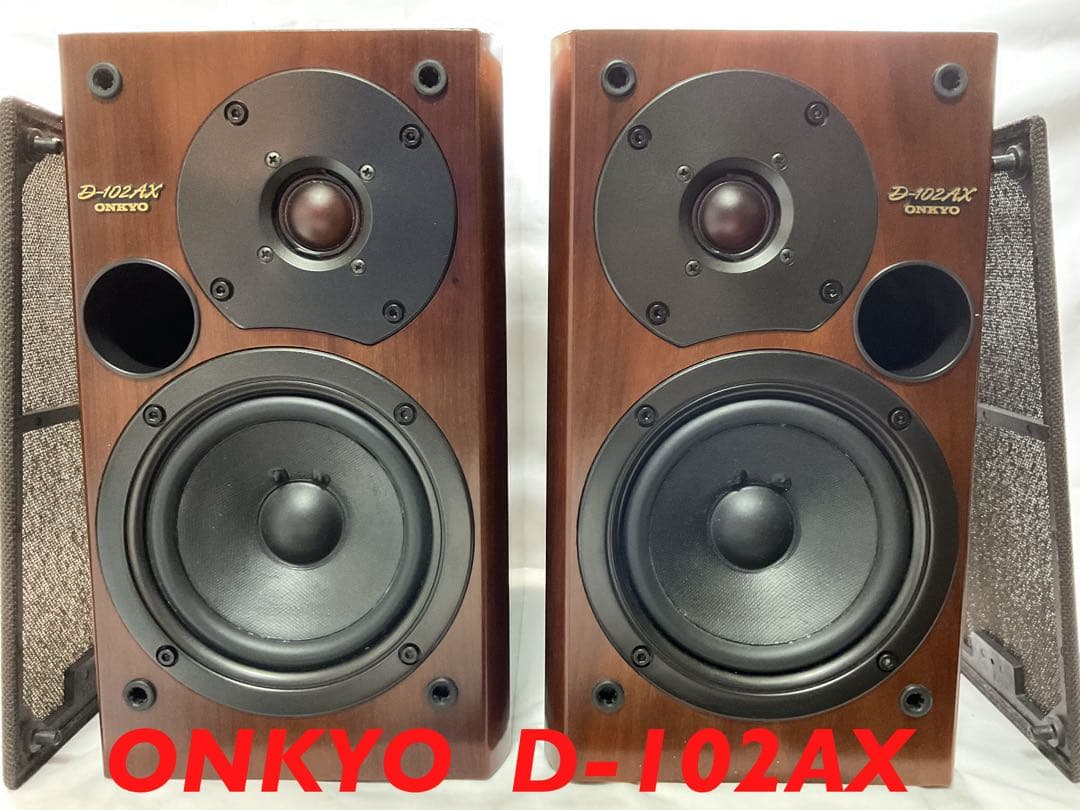 ONKYO D-102AX ブックシェルフ型スピーカー エッジ交換済み