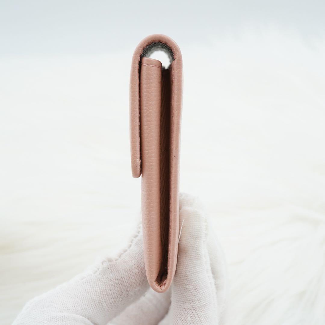 未使用級　CHANEL シャネル　小銭入れ　ゴールド金具　ココマーク　ピンク