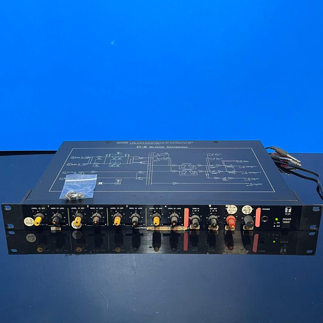 アンプ TOA ELECTRONIC STEREO MUSIC MIXER D D-2