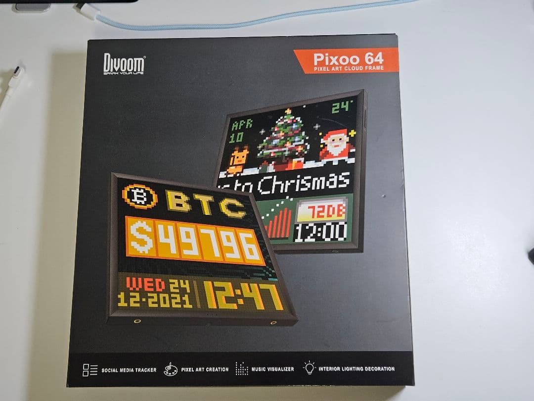 Divoom Pixoo 64 ピクセルアートフレーム ピクセルアート