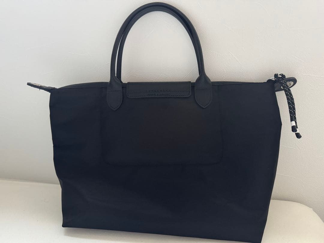 LONGCHAMP ブラック ビジネスバッグ