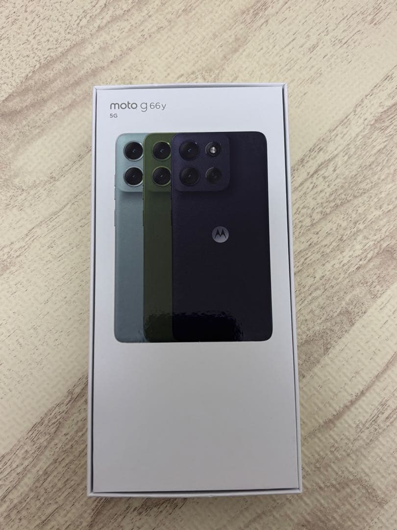 【新品未使用品】モトローラ　motorola moto g66y 5G