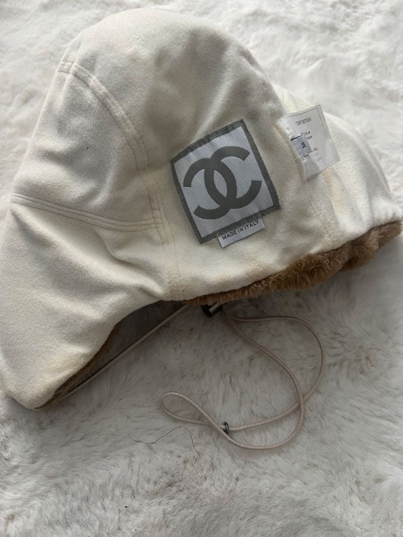 サ*ダ様 CHANEL エコファー　キャップ　2001 ビンテージ