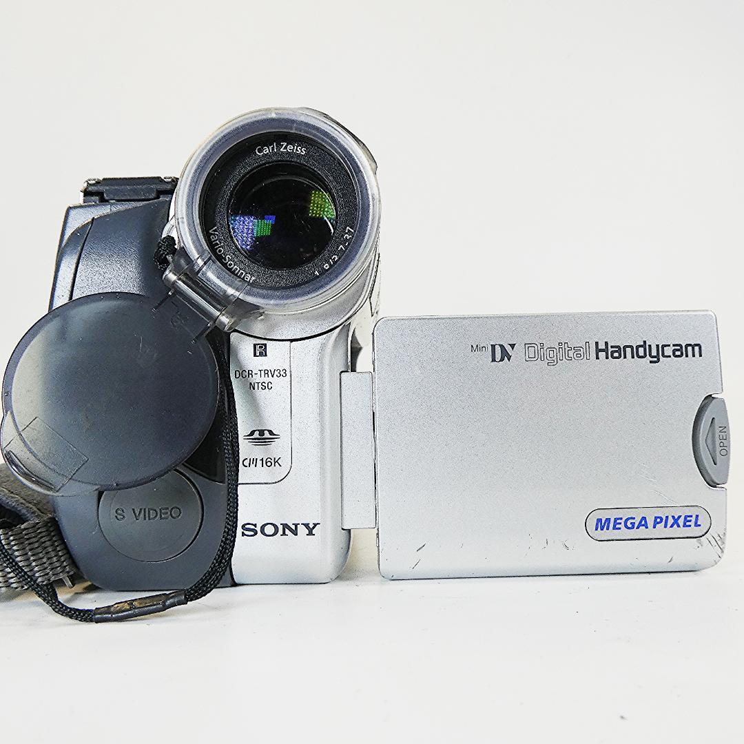 動作品ソニー DCR-TRV33 MiniDVビデオカメラ　DVDダビングに最適