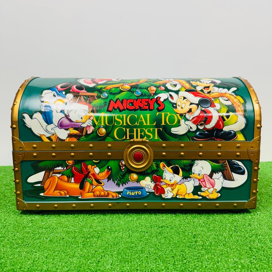 美品 ディズニー ミッキーズ ミュージカル トイチェスト オルゴール