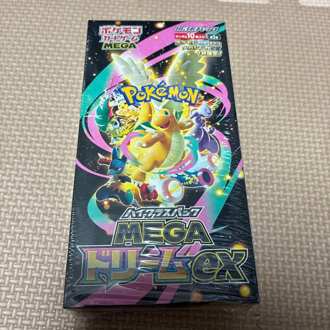 ポケモンカードゲーム MEGAドリームex シュリンク付 未開封 1BOX
