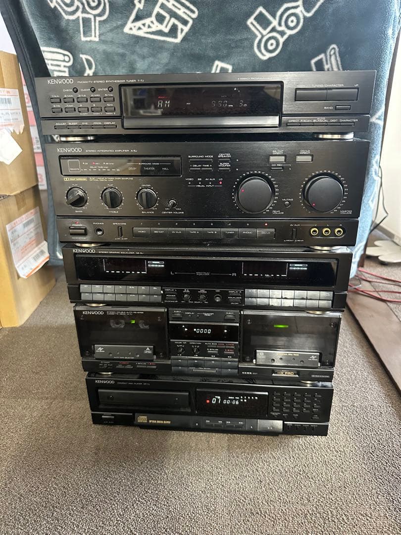 松*美様 ロキシー G5 KENWOOD オーディオシステム 5コンポーネント