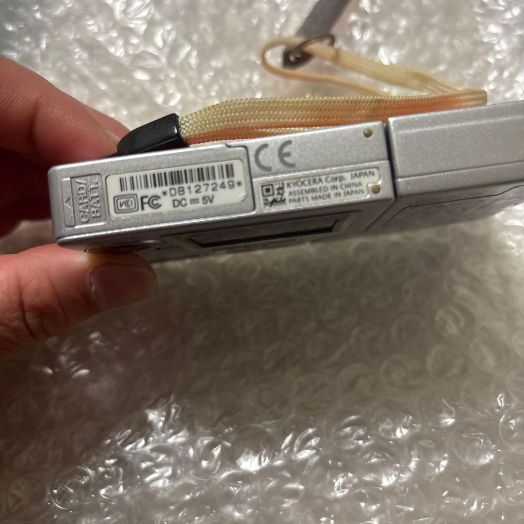 ［動作品］京セラ　デジカメKYOCERA FINECAM SL300R　レッド