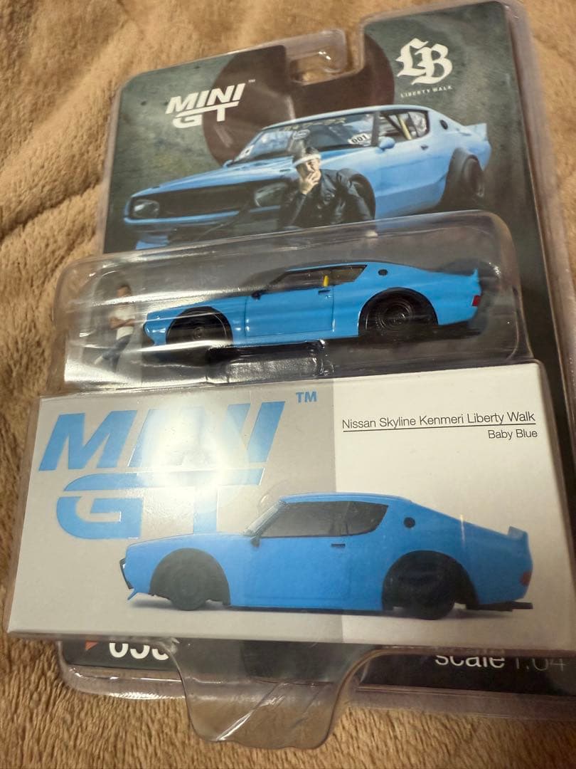 東京オートサロン2024 限定 MINI GT 1/64 LBWK ケンメリ 青