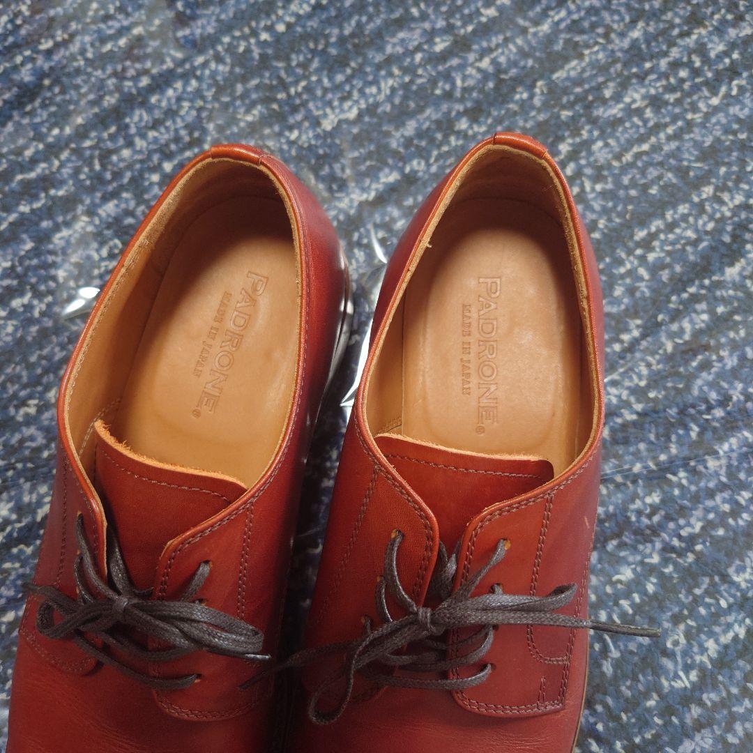 Padrone ブラウン ドレスシューズ