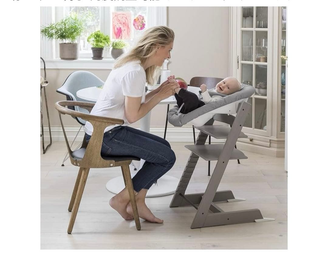 Stokke(ストッケ)トリップトラップ ベビーチェア パッドセット　グレー