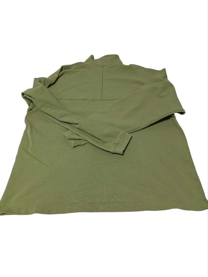 【90s〜00s】patagonia L 黄緑 ストレッチハーフスウェットシャツ